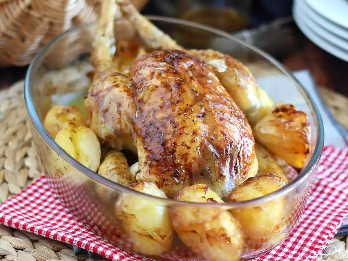 Frango assado com batata - foto 6