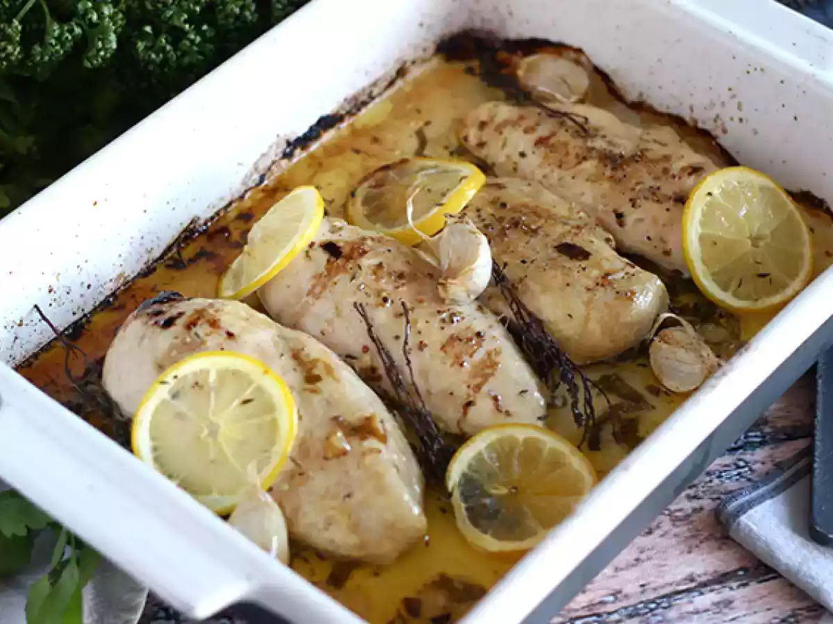 Frango assado com limão siciliano e ervas - foto 3