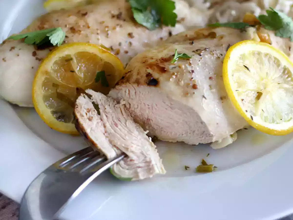 Frango assado com limão siciliano e ervas - foto 4