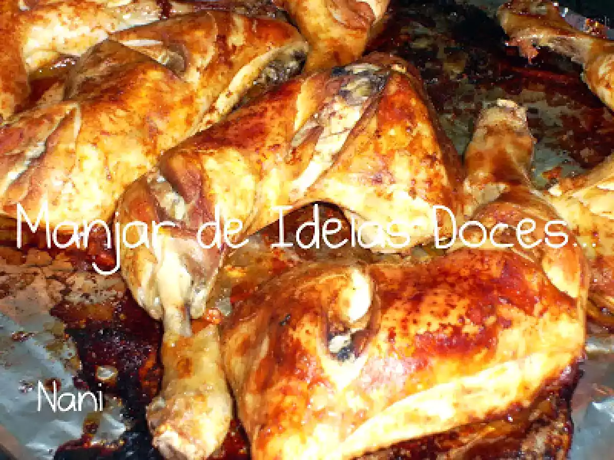 Frango Assado com Vinagre Balsâmico