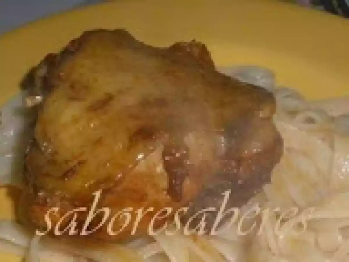 Frango caseiro Frito na Actifry com Fetucine - foto 2