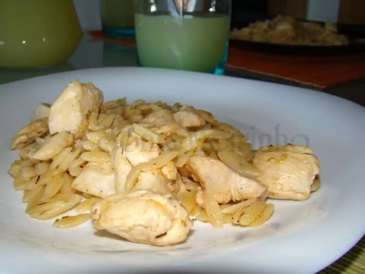 Frango com Alecrim e Massa Pontinha