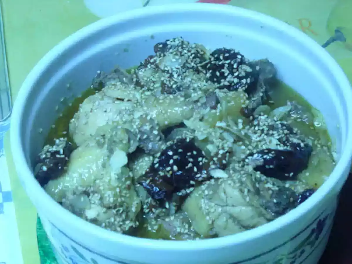 Frango com Ameixas e Mel