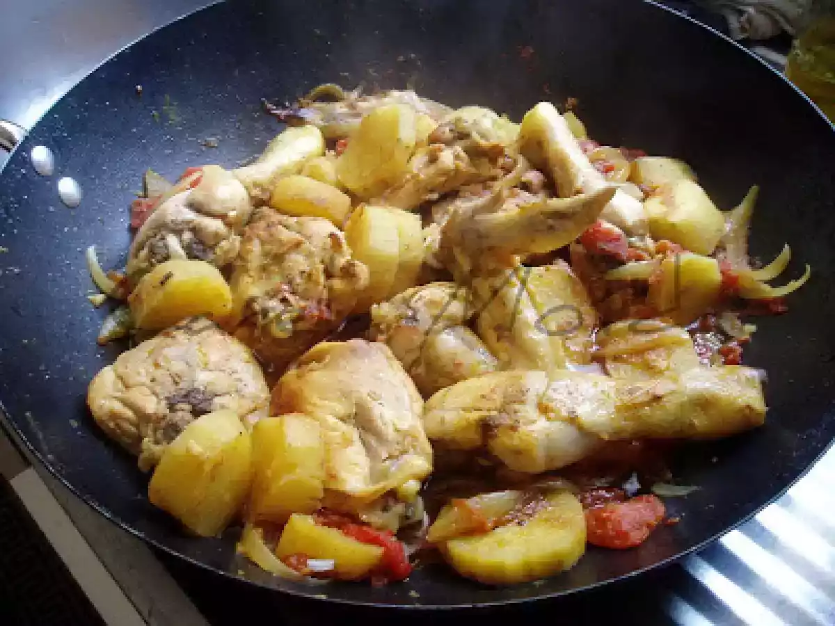 Frango com batata doce