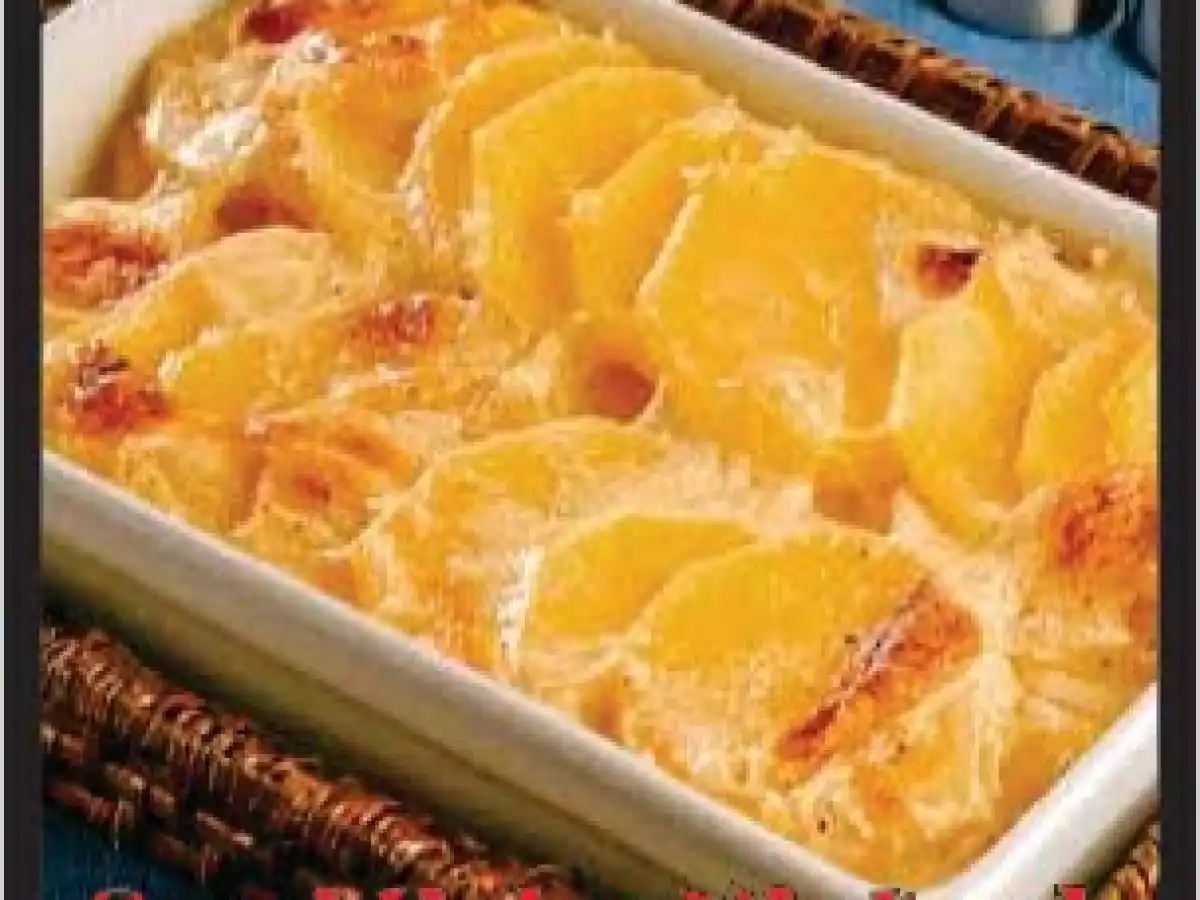 Frango com batatas gratinada