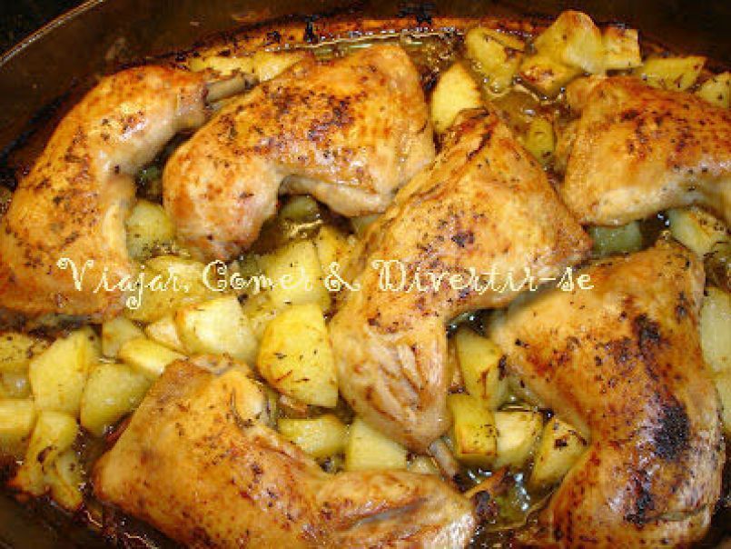 Frango Com Batatas No Forno