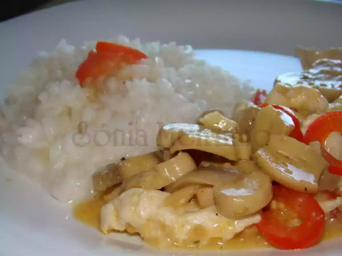 Frango com Cogumelos e molho de Côco - foto 3