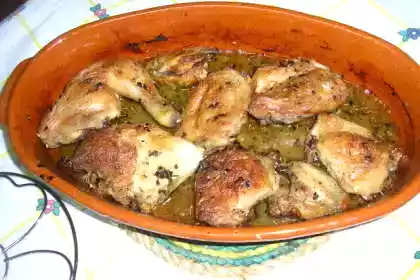 Frango com ervas aromáticas