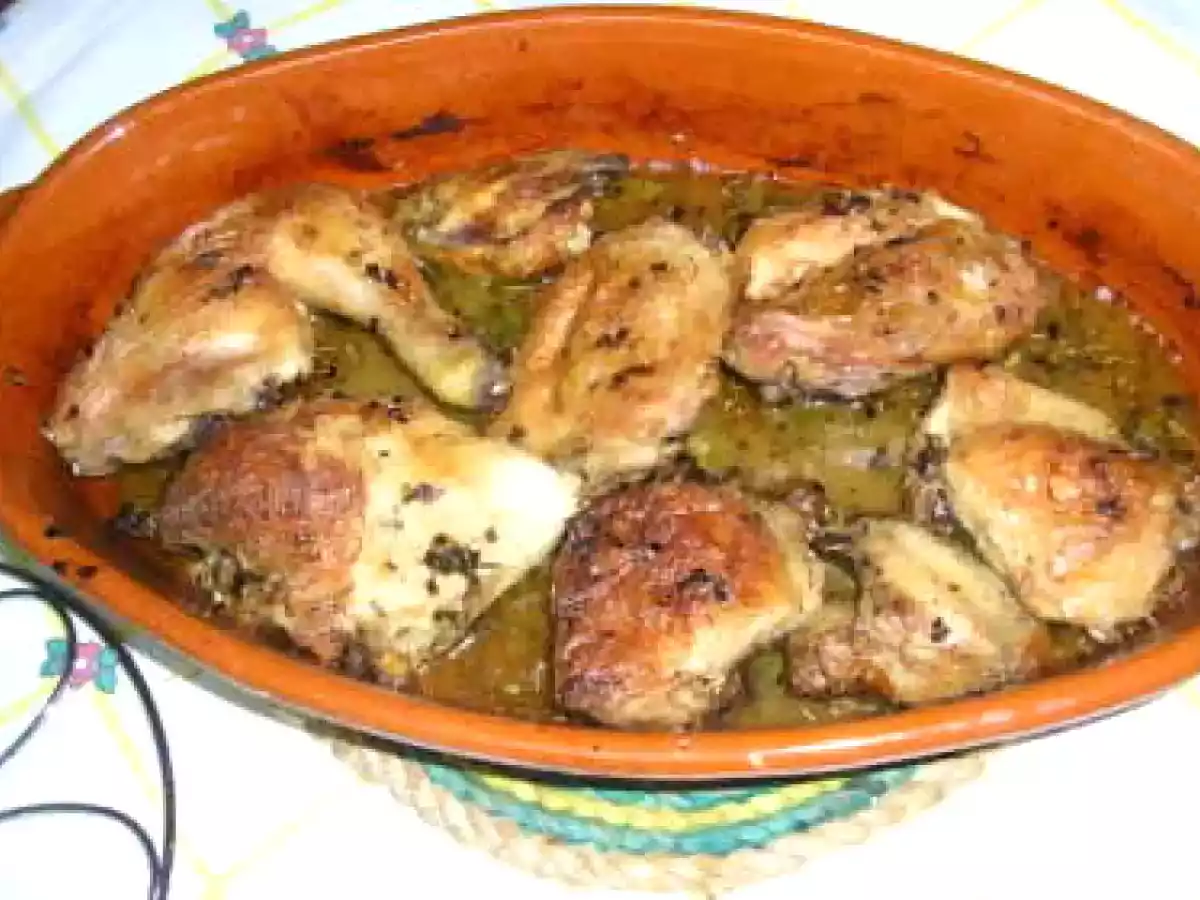 Frango com ervas aromáticas