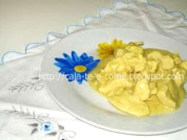 Frango com Espumante e Açafrão