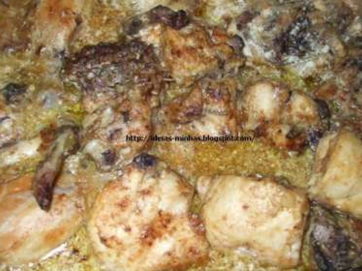Frango com leite de coco