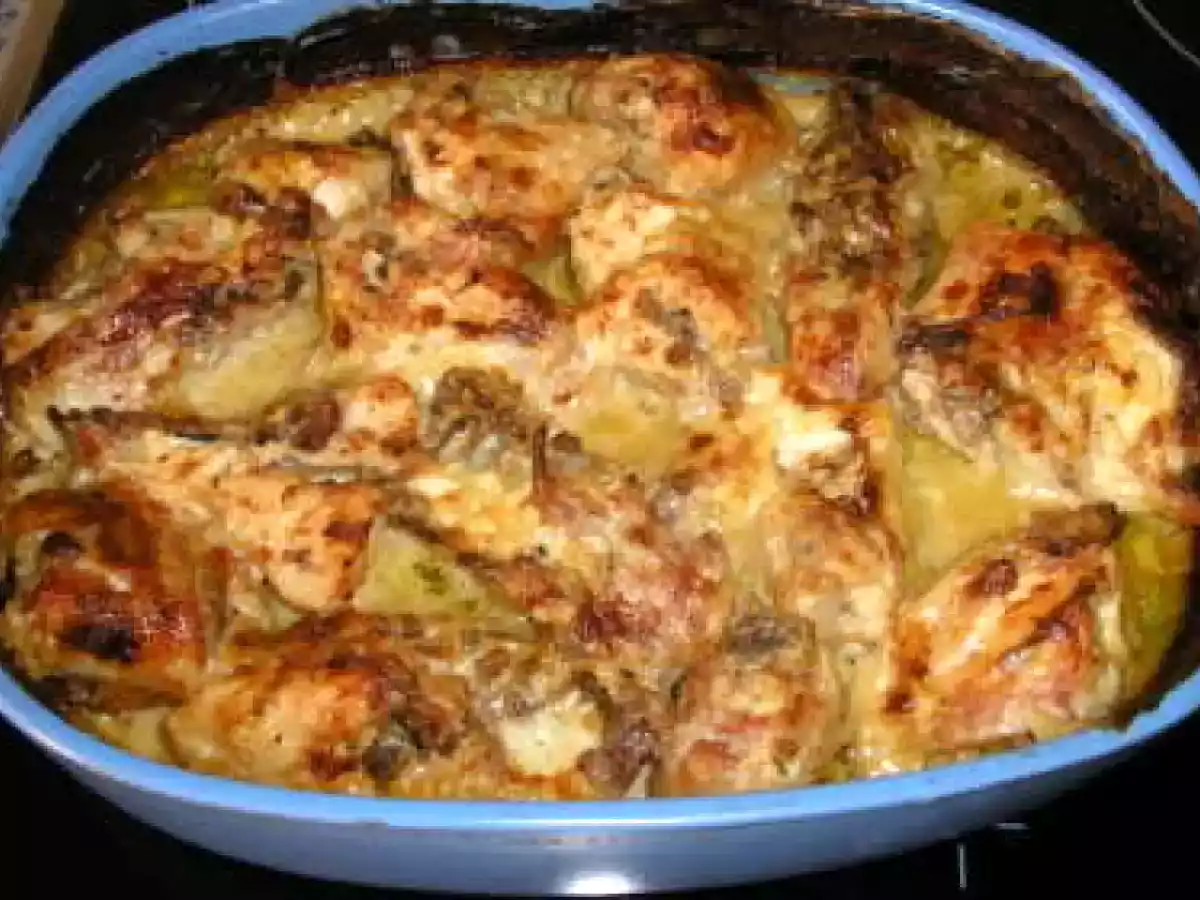Frango com leite de côco