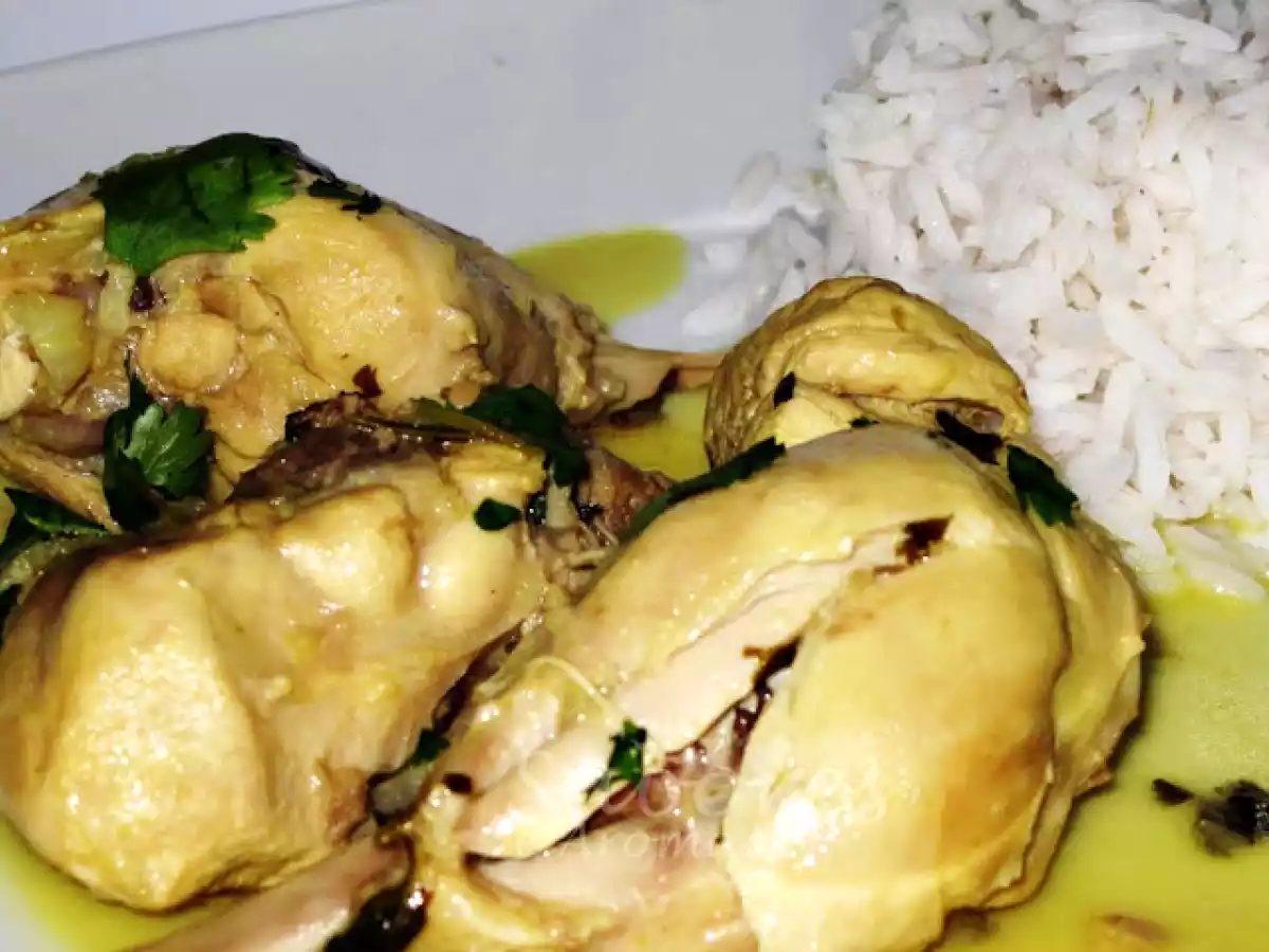 Frango com Leite de Côco Gengibre e Manjericão - foto 3