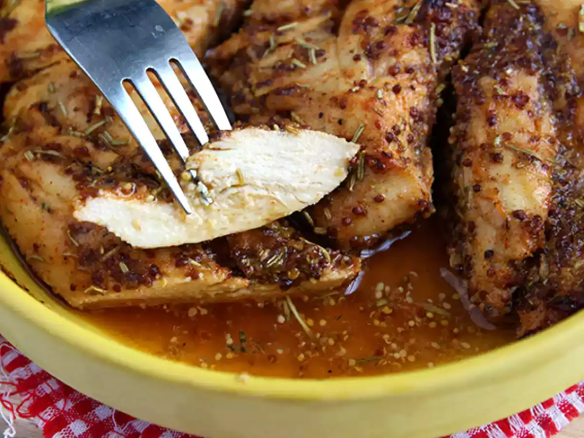 Frango com mel e mostarda no forno - foto 5