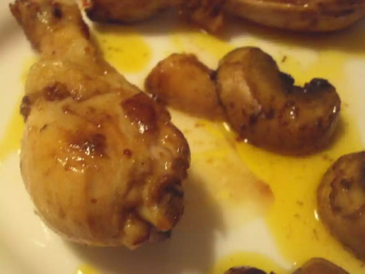 Frango com Molho de Limão Picante e Cogumelos Salteados - foto 2