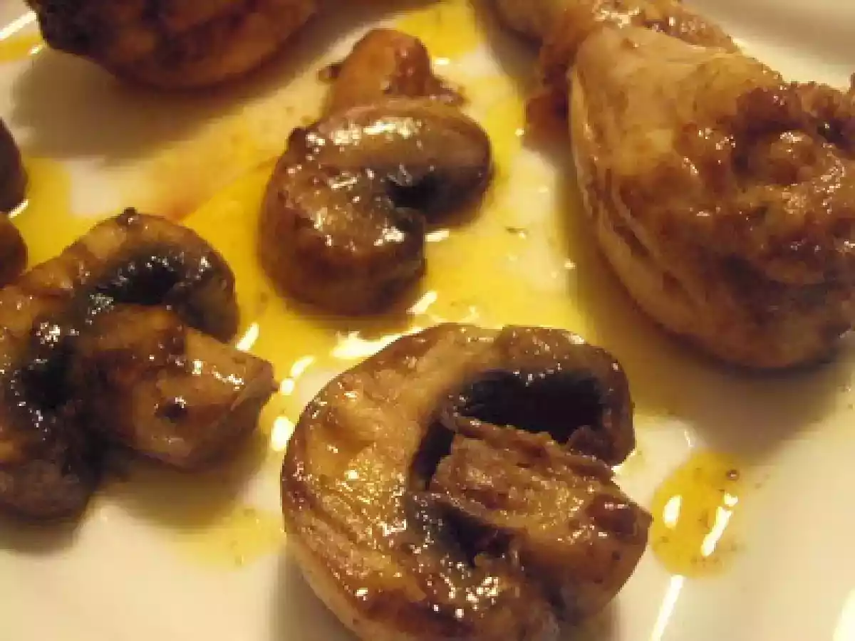 Frango com Molho de Limão Picante e Cogumelos Salteados - foto 3