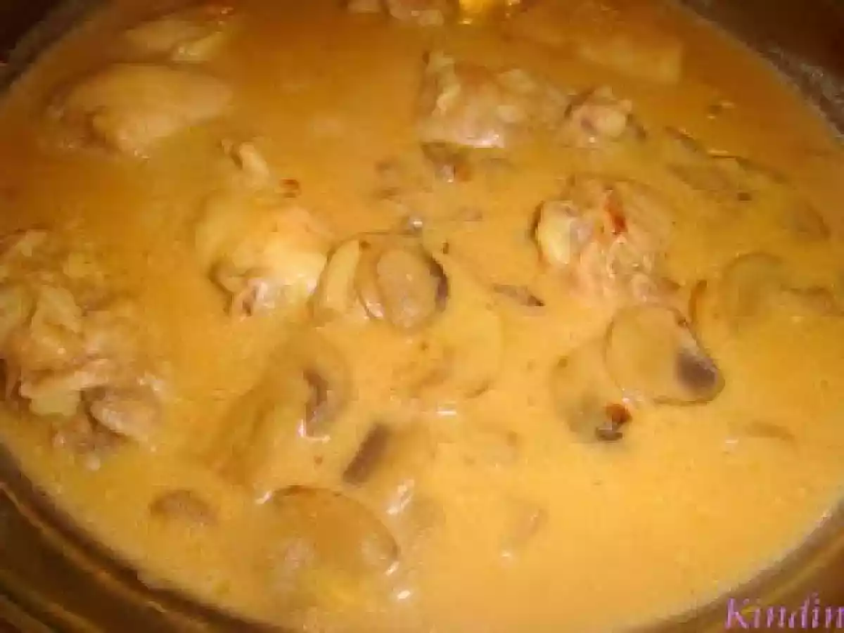 Frango com sopa rabo de boi