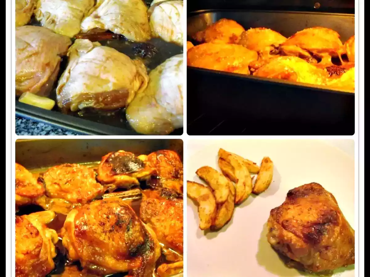 Frango com xarope de ácer