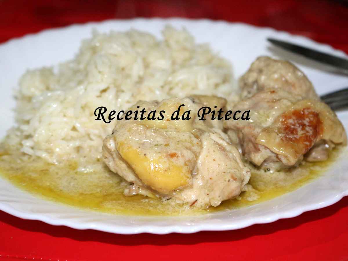 Frango de caril à minha moda, foto 1