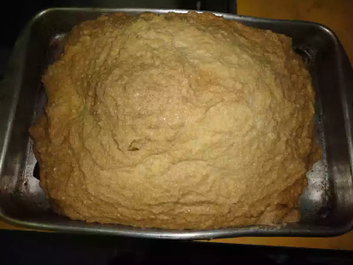 Frango de mostarda e ervas assado em crosta de sal