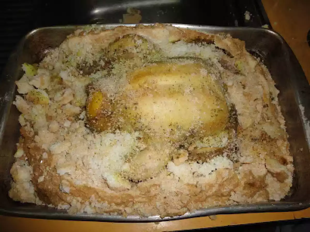 Frango de mostarda e ervas assado em crosta de sal - foto 2