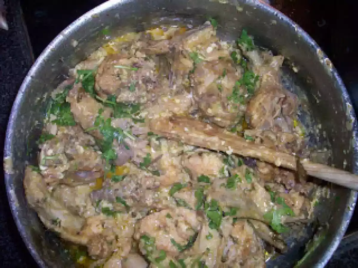 Frango do campo à fricassé