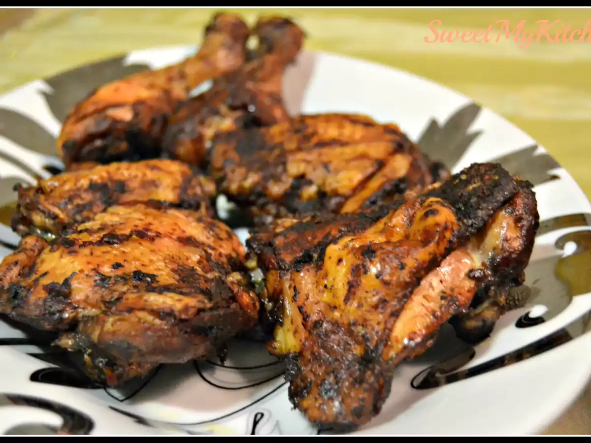 Frango em marinada de cacau picante