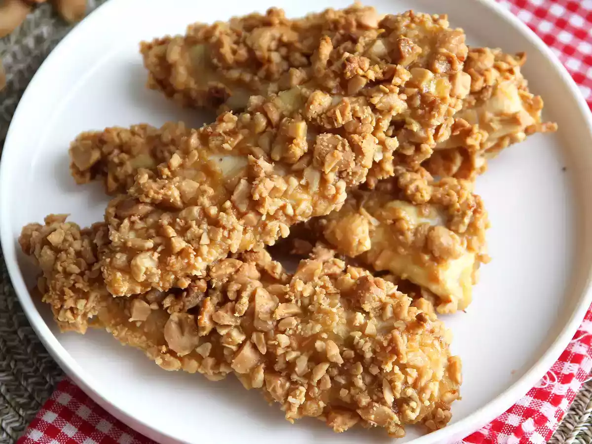 Frango empanado com amendoim (sem fritura) - foto 2