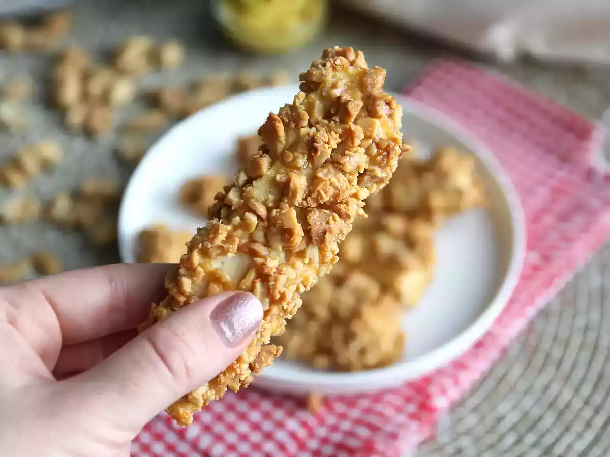 Frango empanado com amendoim (sem fritura) - foto 3