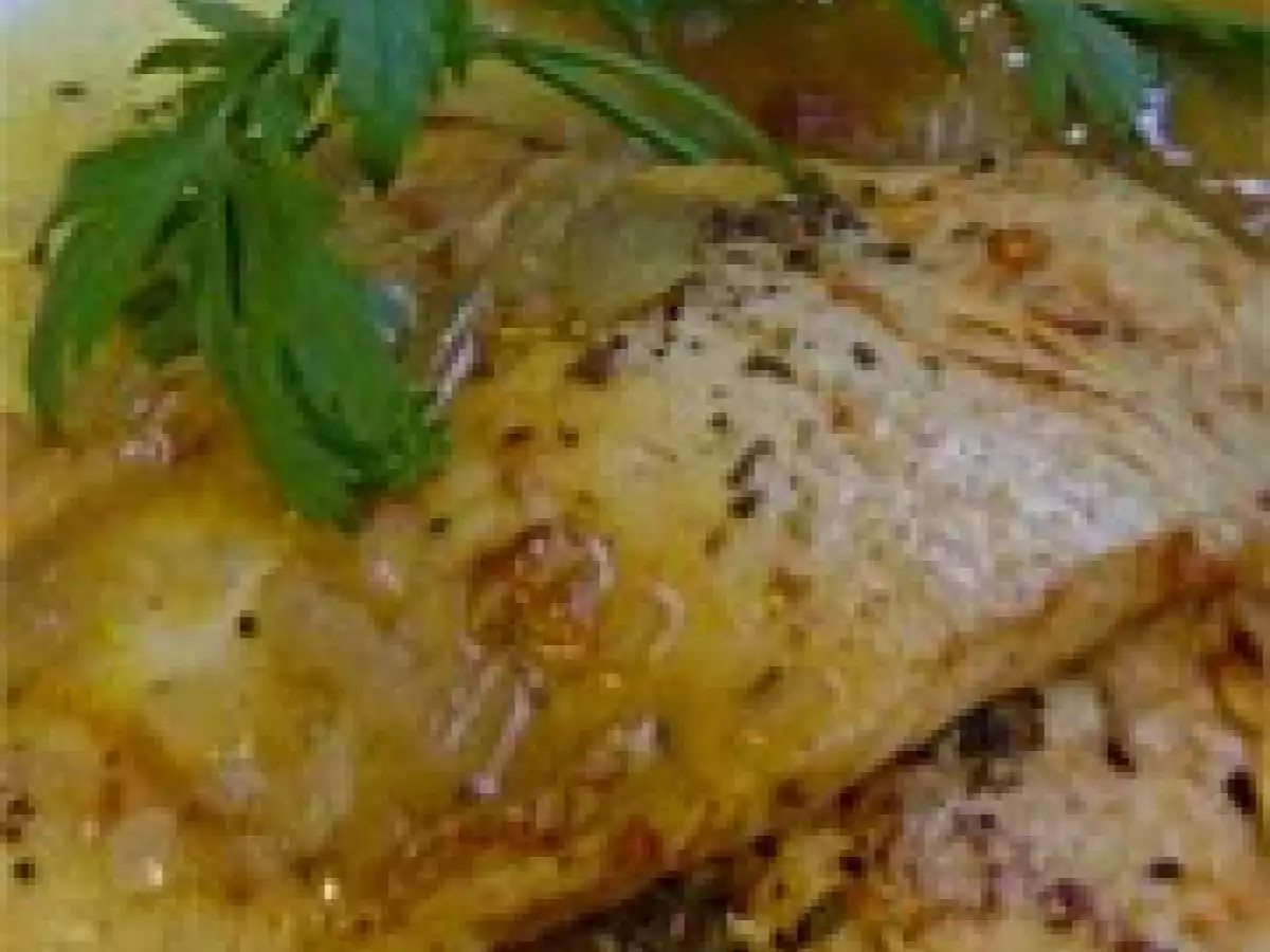 Frango Empanado com Molho Mostarda