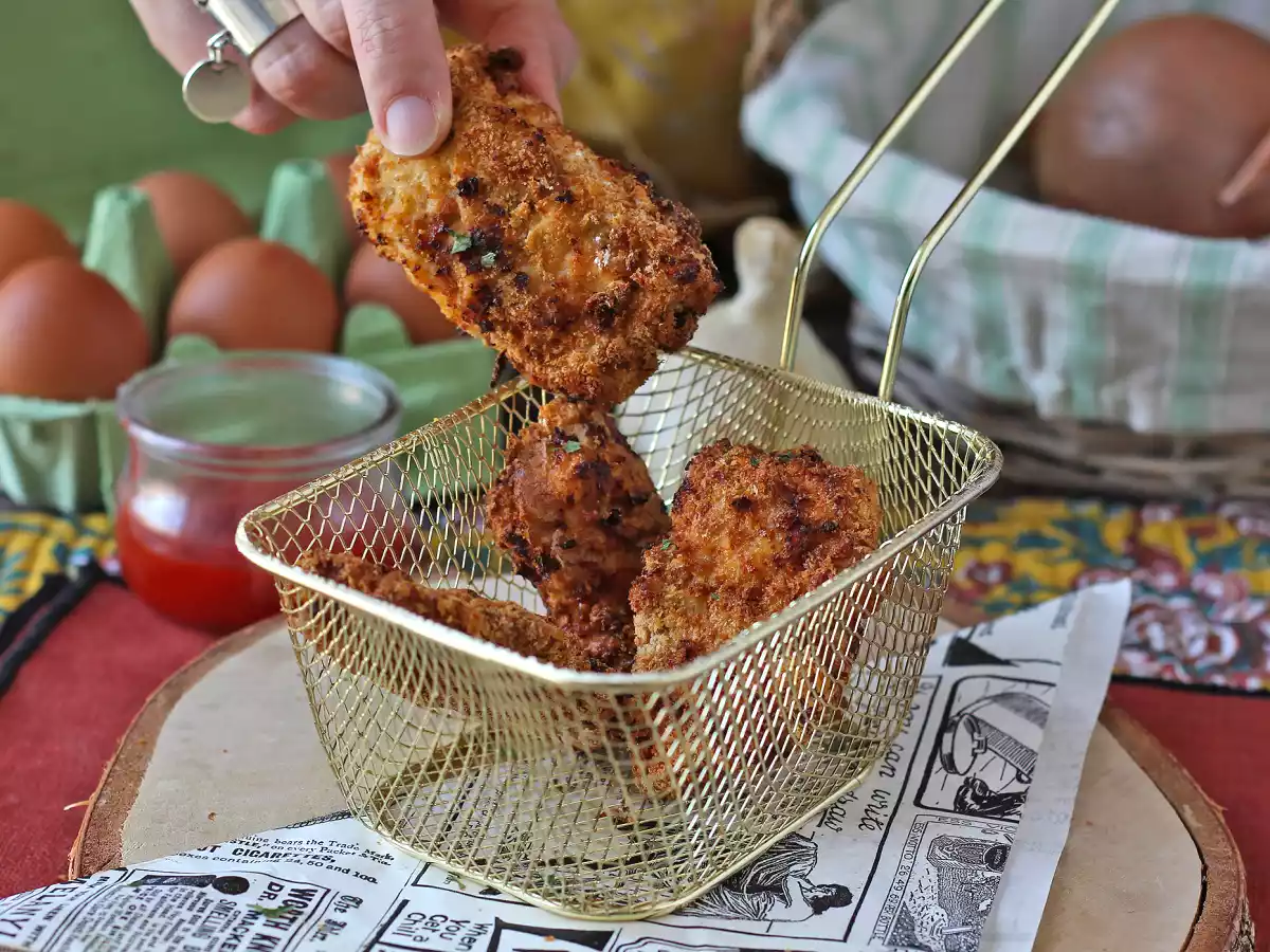 Frango empanado na Air Fryer: fácil e pronto em 20 minutos