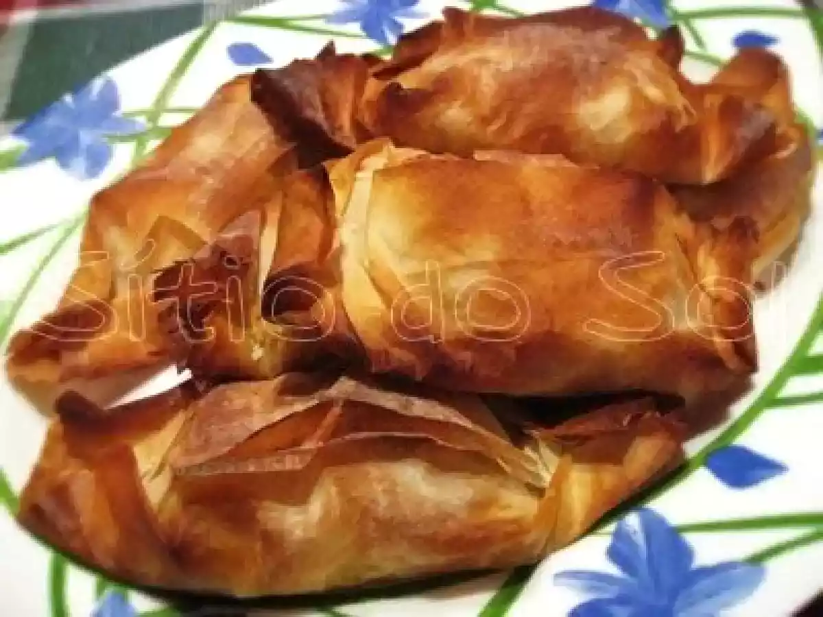 Frango envelopado em filó