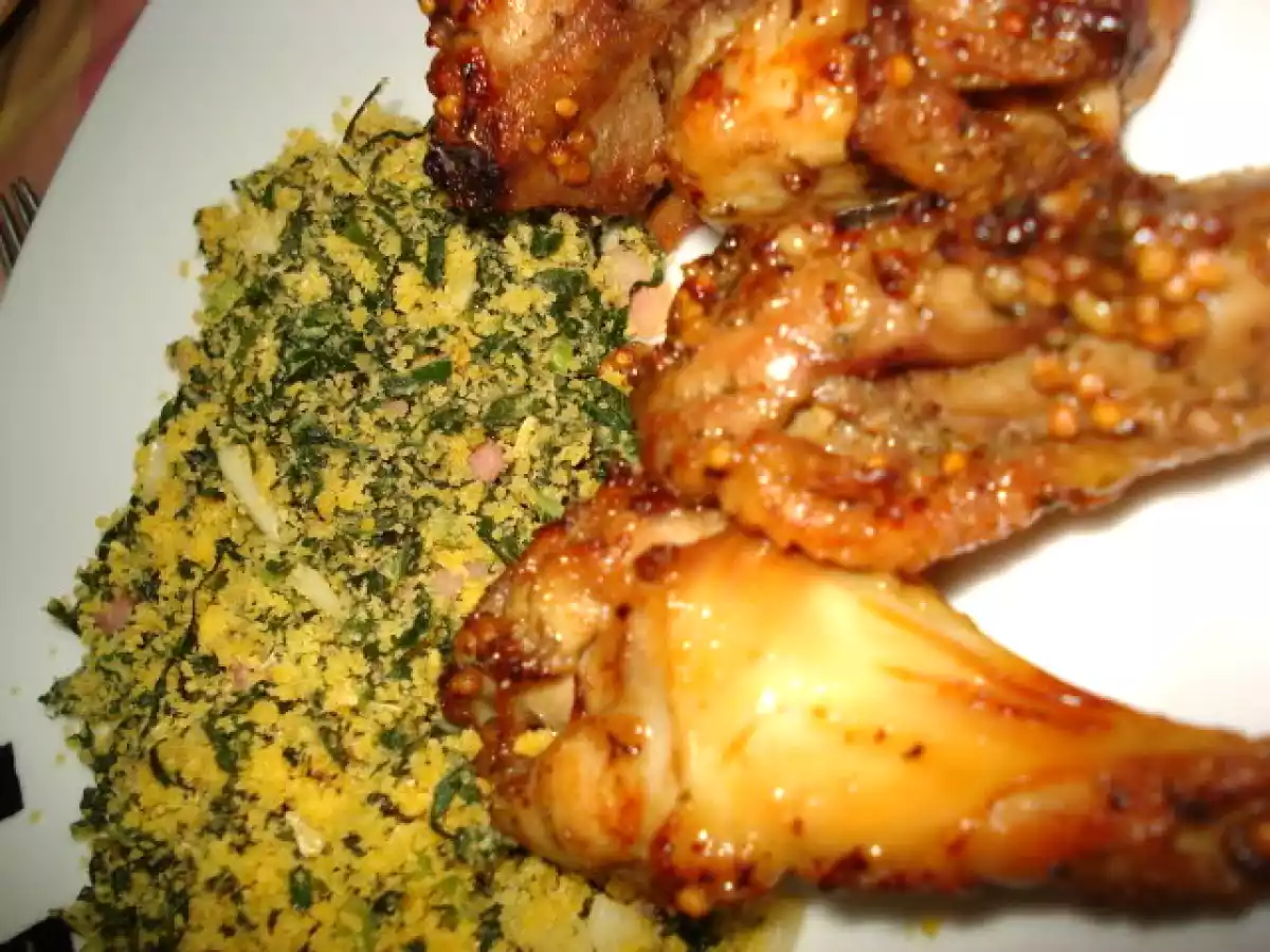 FRANGO FRITO COM FAROFA DE MILHO E COUVE... - foto 4