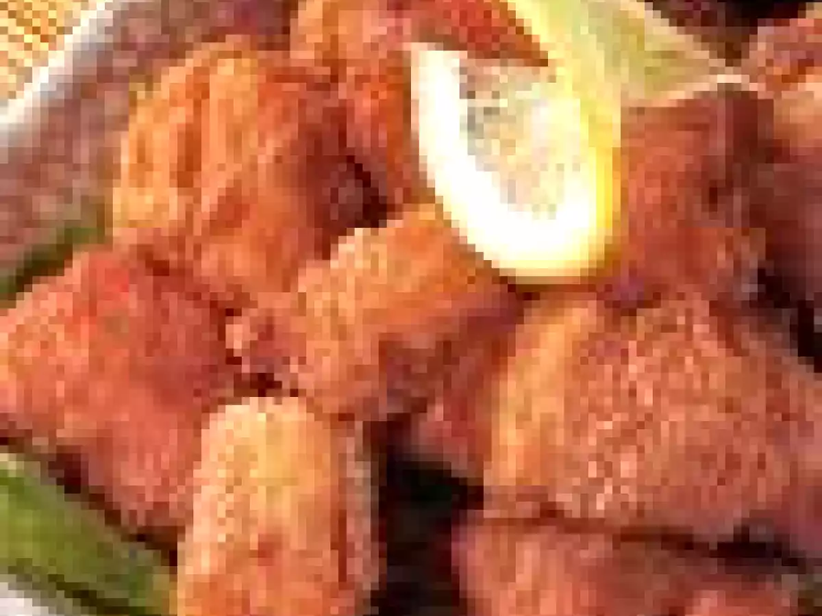 Frango frito estaladiço