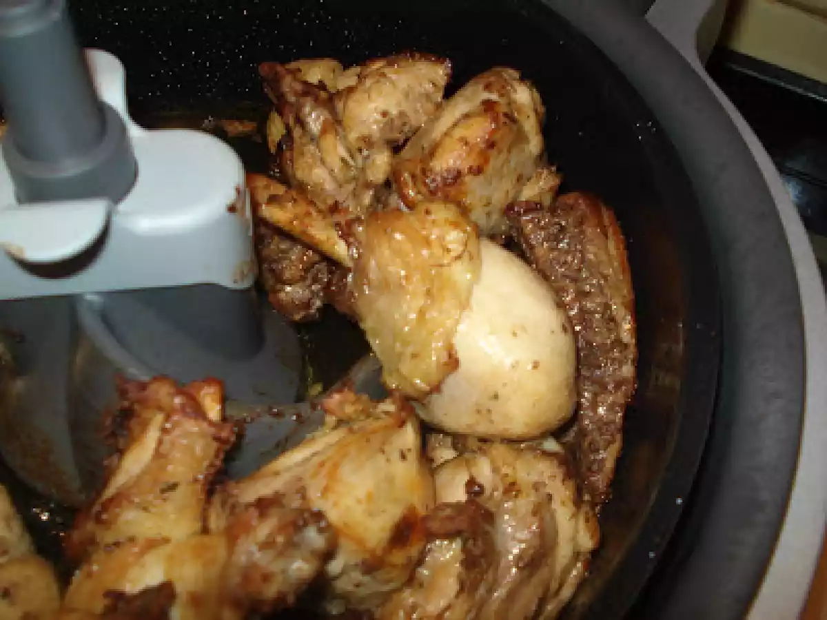 FRANGO FRITO NA ACTIFRY ACOMPANHADO COM ARROZ PRIMAVERA ... - foto 7