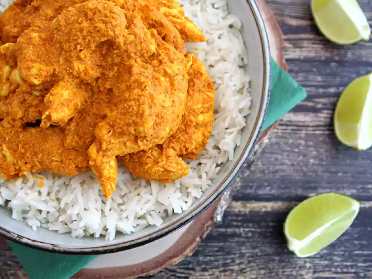 Frango indiano (frango tandoori feito com iogurte) - foto 2