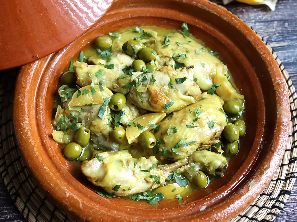Frango na panela com limão e azeitonas (tagine fácil) - foto 3