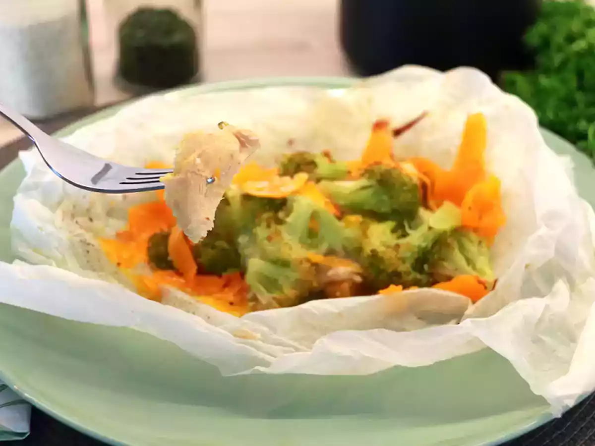 Frango no papelote (fácil e saudável) - foto 2