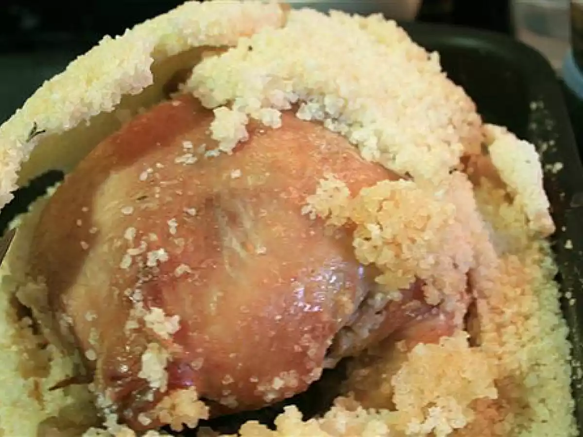 Frango no Sal Grosso (receita do Fernando)