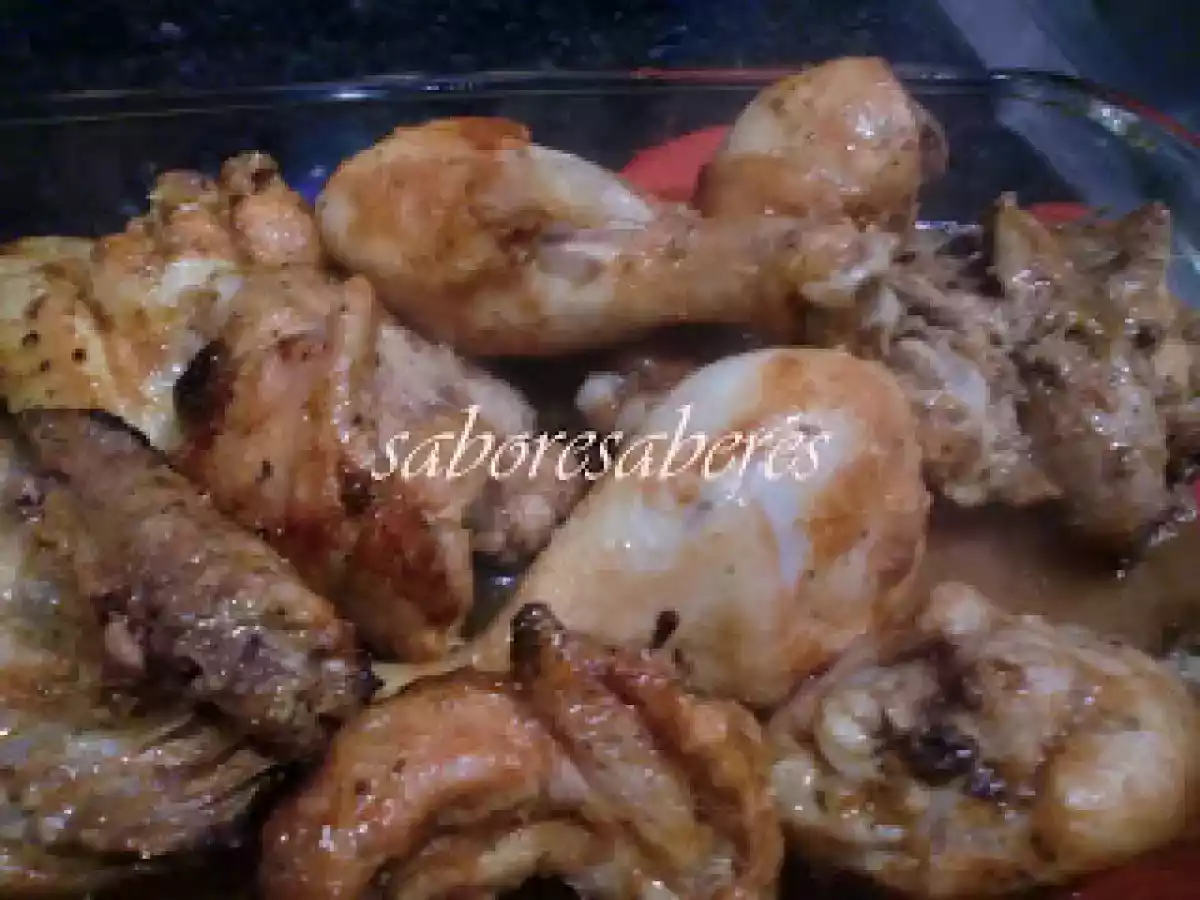 Frango suculento - Tomate e Cebola - Sabores no forno
