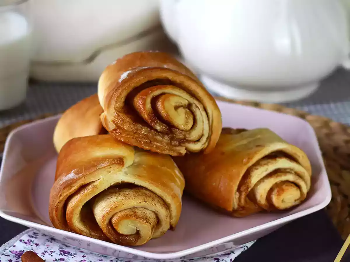 Franzbrötchen, o pãozinho folhado de canela e açúcar