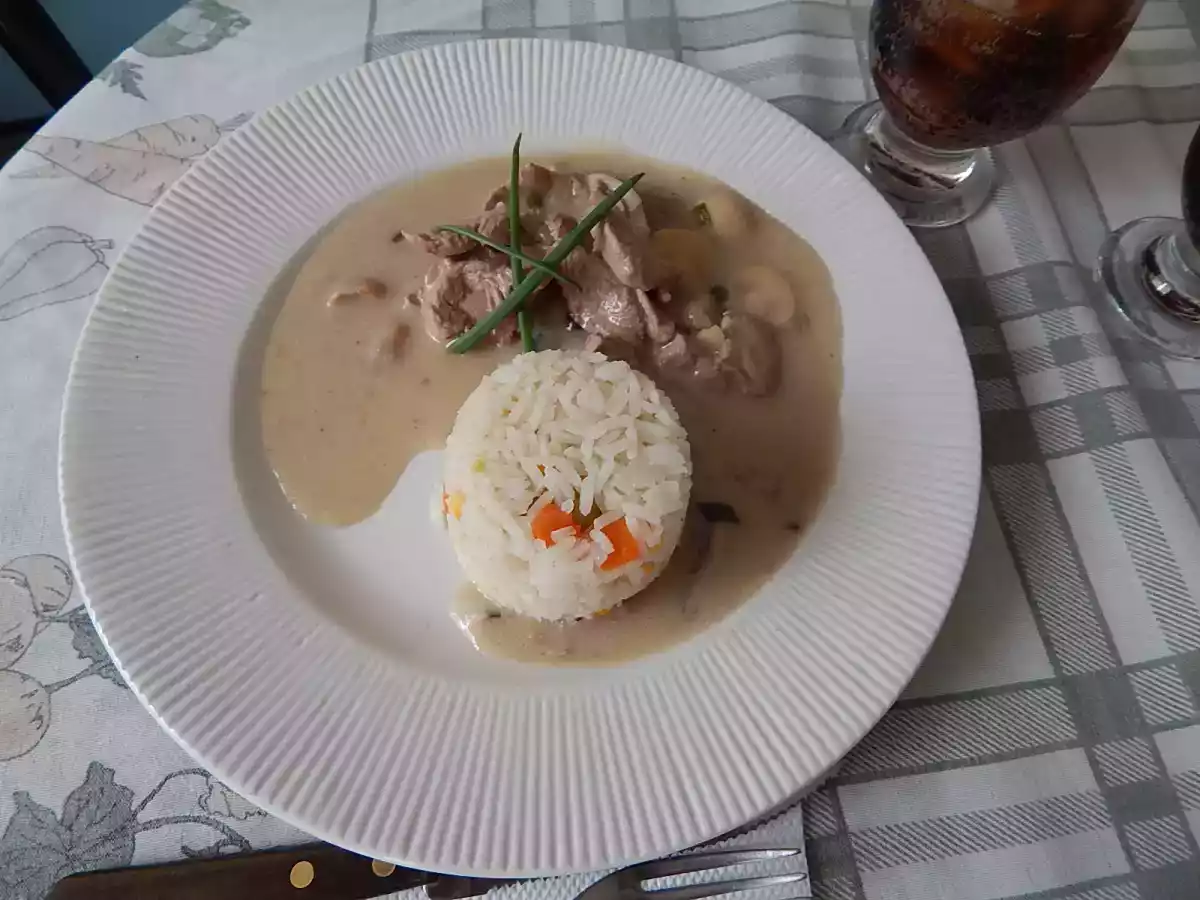 Fricassé de Filé-Mignon suino ao três funghis