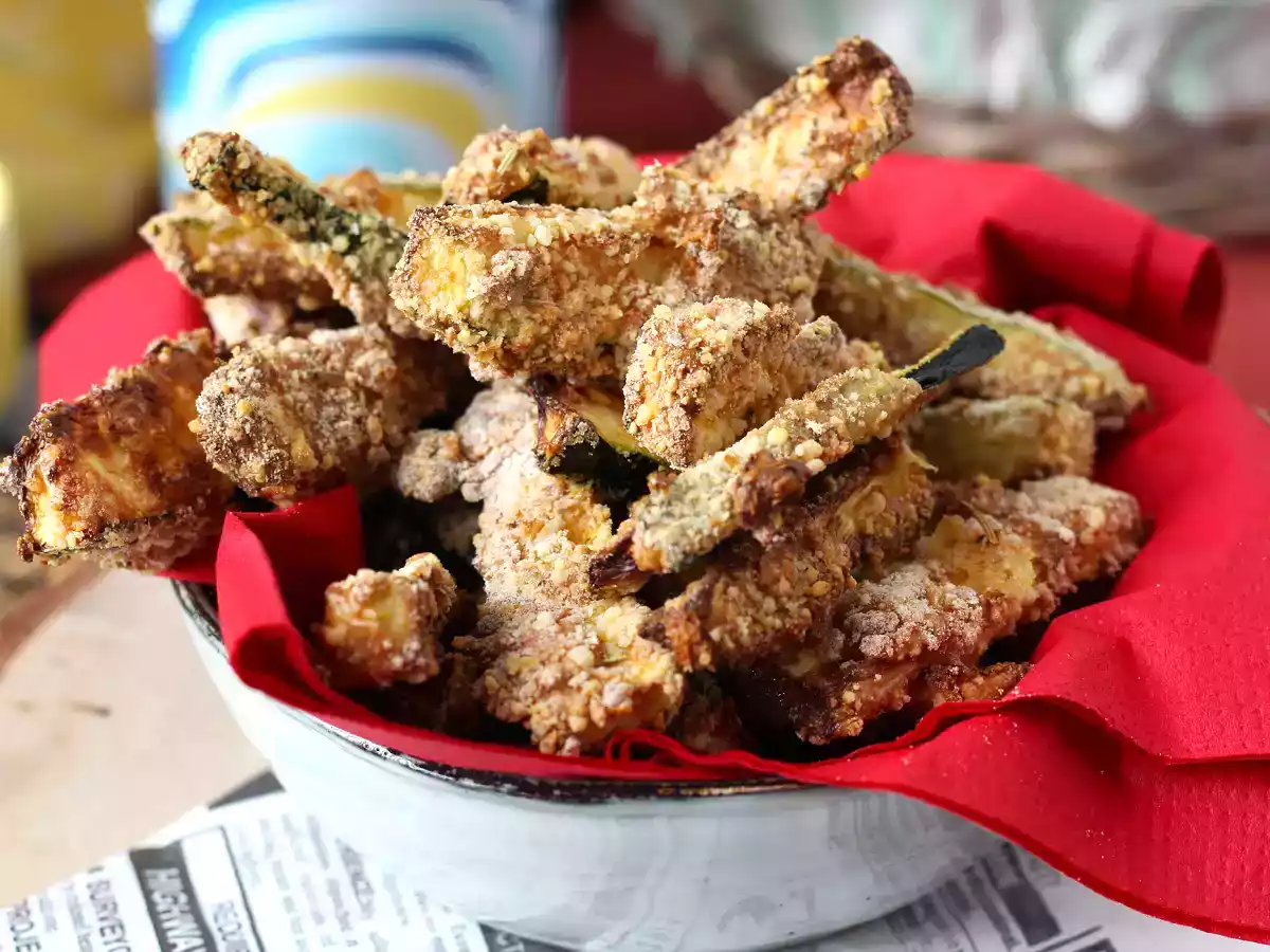 Fritas de abobrinha (curgete) na Air Fryer - foto 6