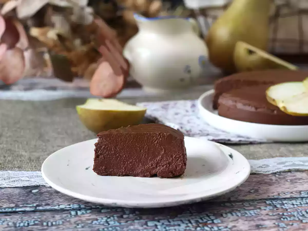 Fudge de chocolate com pera, o doce americano feito com 2 ingredientes - foto 5