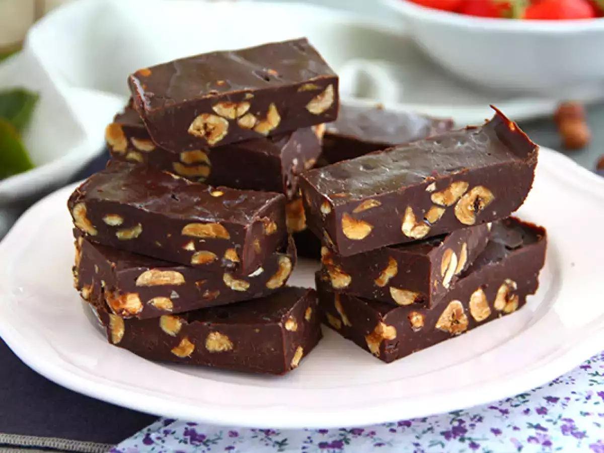 Fudge de chocolate e avelãs - foto 3