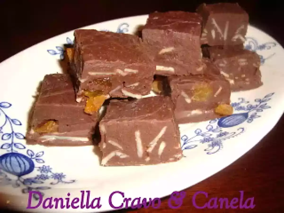 Fudge de Damasco e Amêndoa