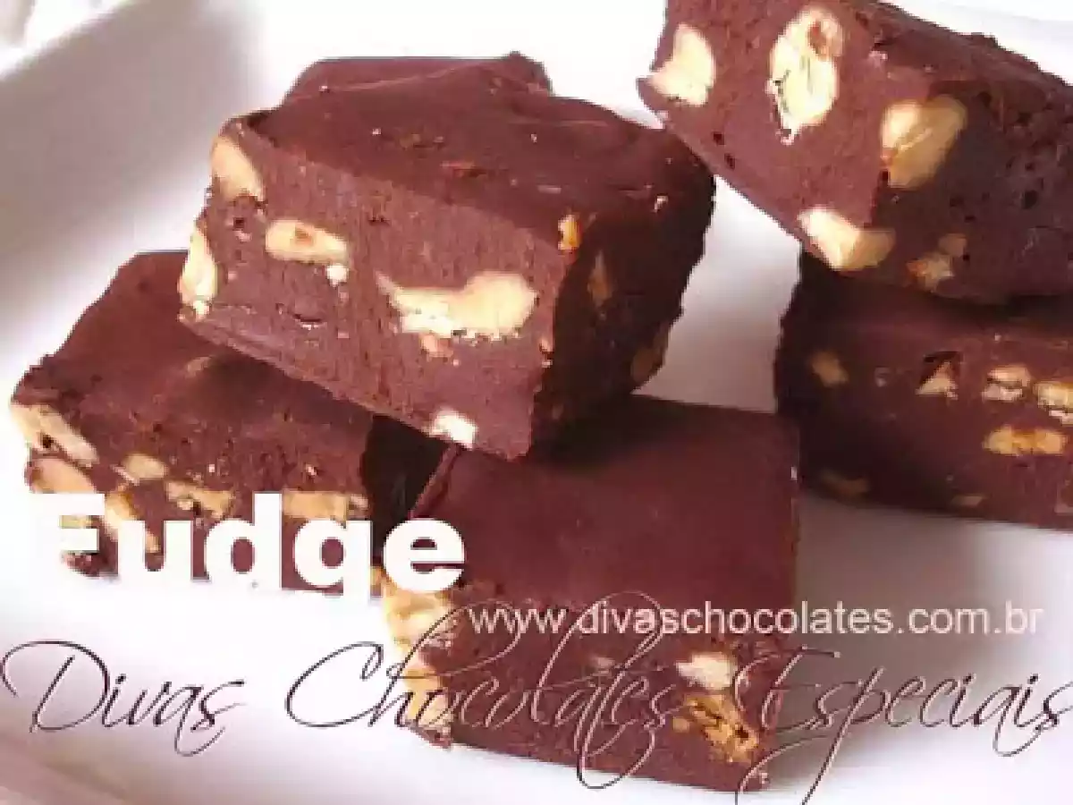 Fudge de Nozes - 2 versões