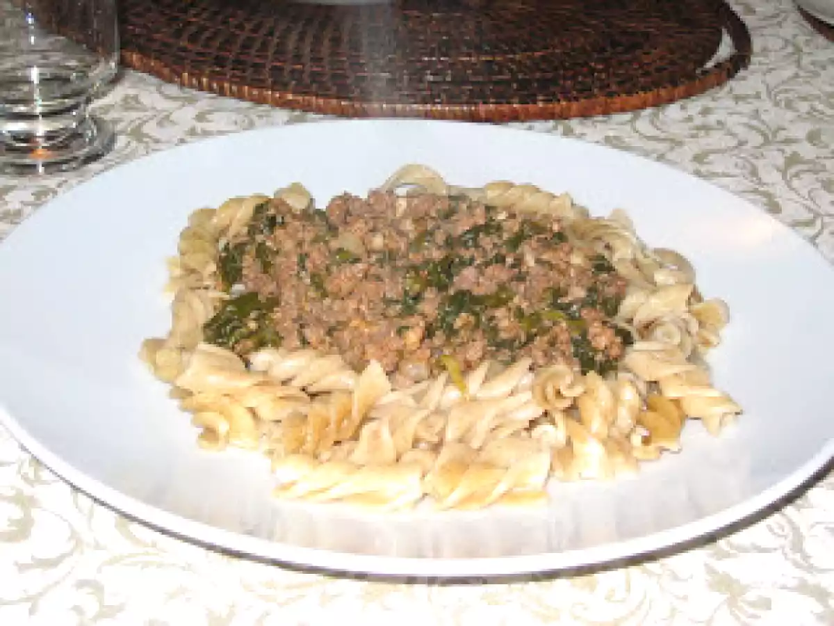 Fusilli com Carne