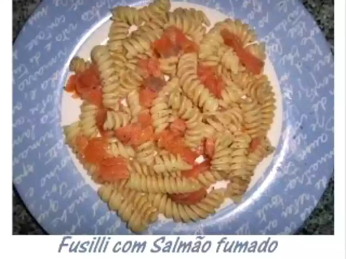 Fusilli com Salmão fumado & Oregãos - foto 2