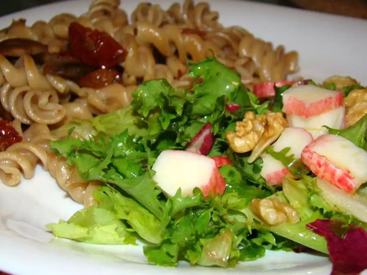 Fusilli Integral com Cogumelos, Tomate Seco e Passas - foto 8